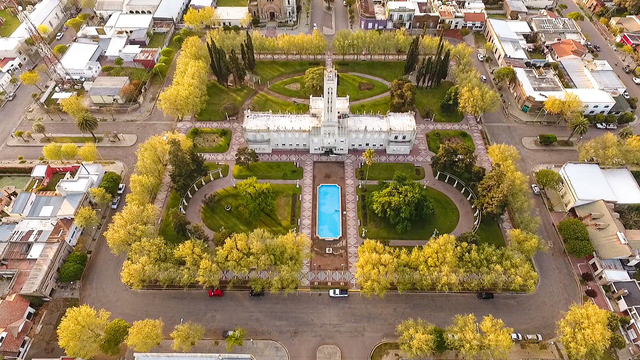 imagen de la plaza principal vista desde arriba